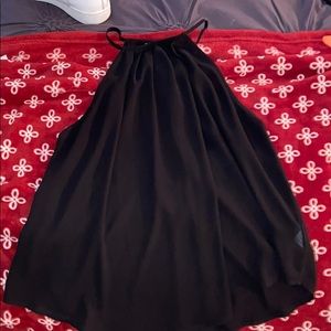 Black flowy tank top